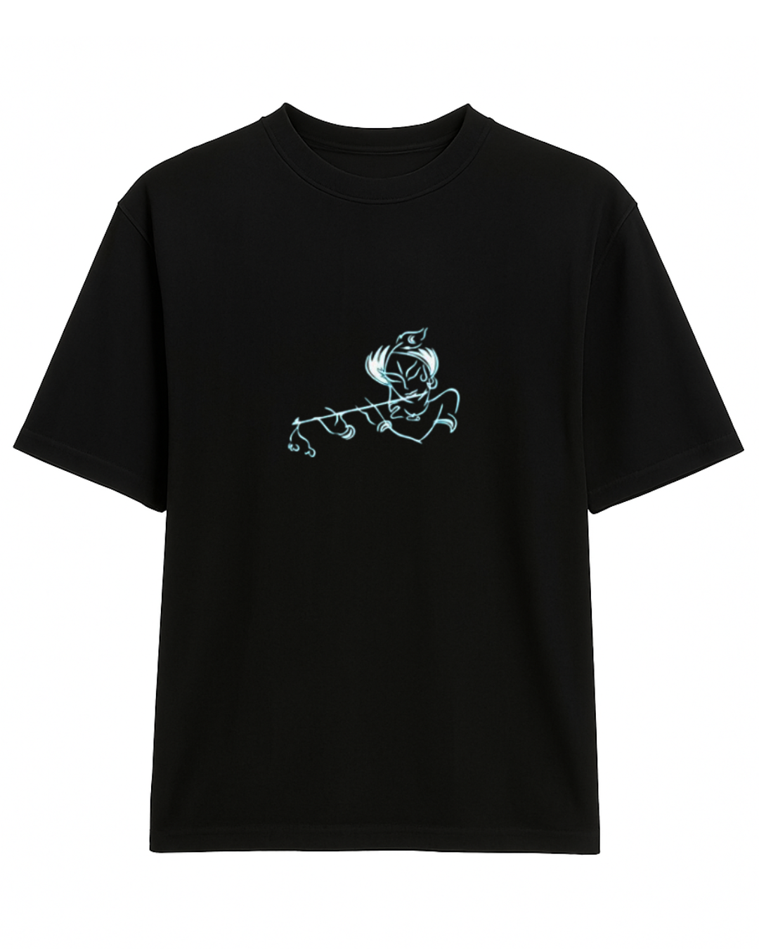Krishna Flute Premium Oversized Unisex T- Shirt